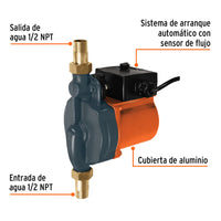 Bomba presurizadora 1/6 HP, Truper 14635