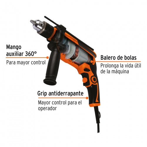 Rotomartillo 1/2" 750 W, profesional, Truper -14658