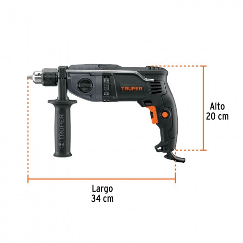 Rotomartillo 1/2" 900 W, industrial, Truper -19324