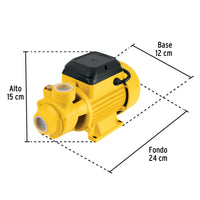 Bomba periférica 1/2 HP, altura máxima 20 m, Pretul  27019