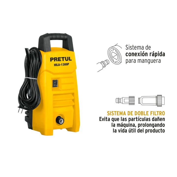 Hidrolavadora eléctrica 1300 PSI Pretul 26014